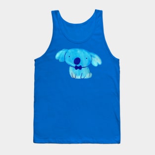 Blue Watercolor Koala Tank Top